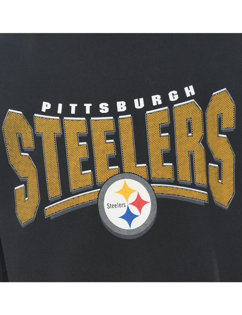 Pittsburgh Steelers Printed Sweatshirt - L