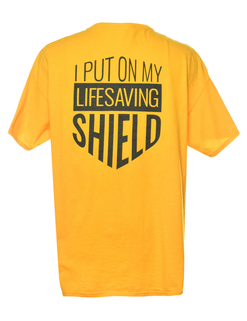 Platelet Printed T-shirt - XL