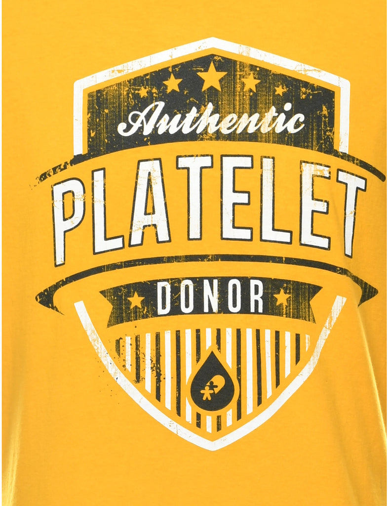 Platelet Printed T-shirt - XL