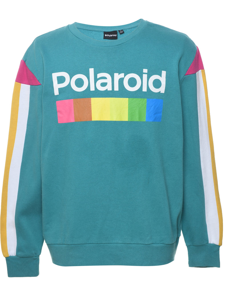 Polaroid Design Printed Sweatshirt - L