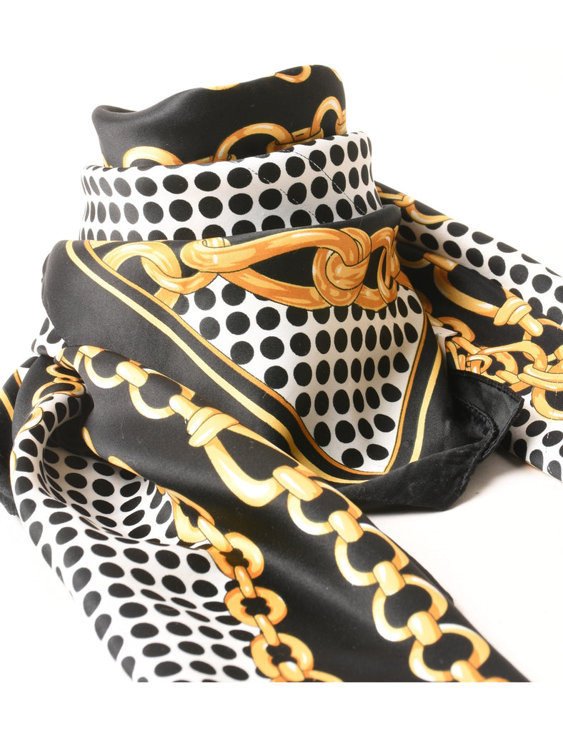 Polka Dot Scarf - L