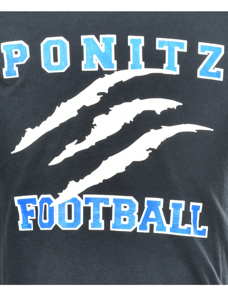 Ponitz Football Printed T-shirt - M