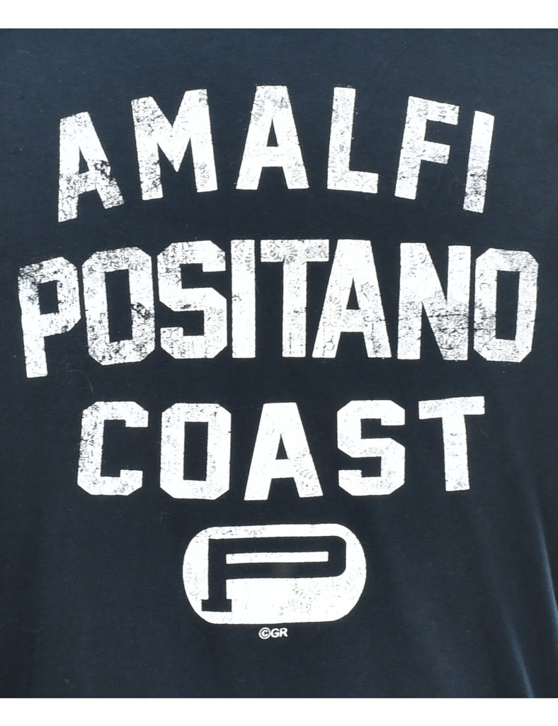 Positano Coast Printed T-shirt - XL