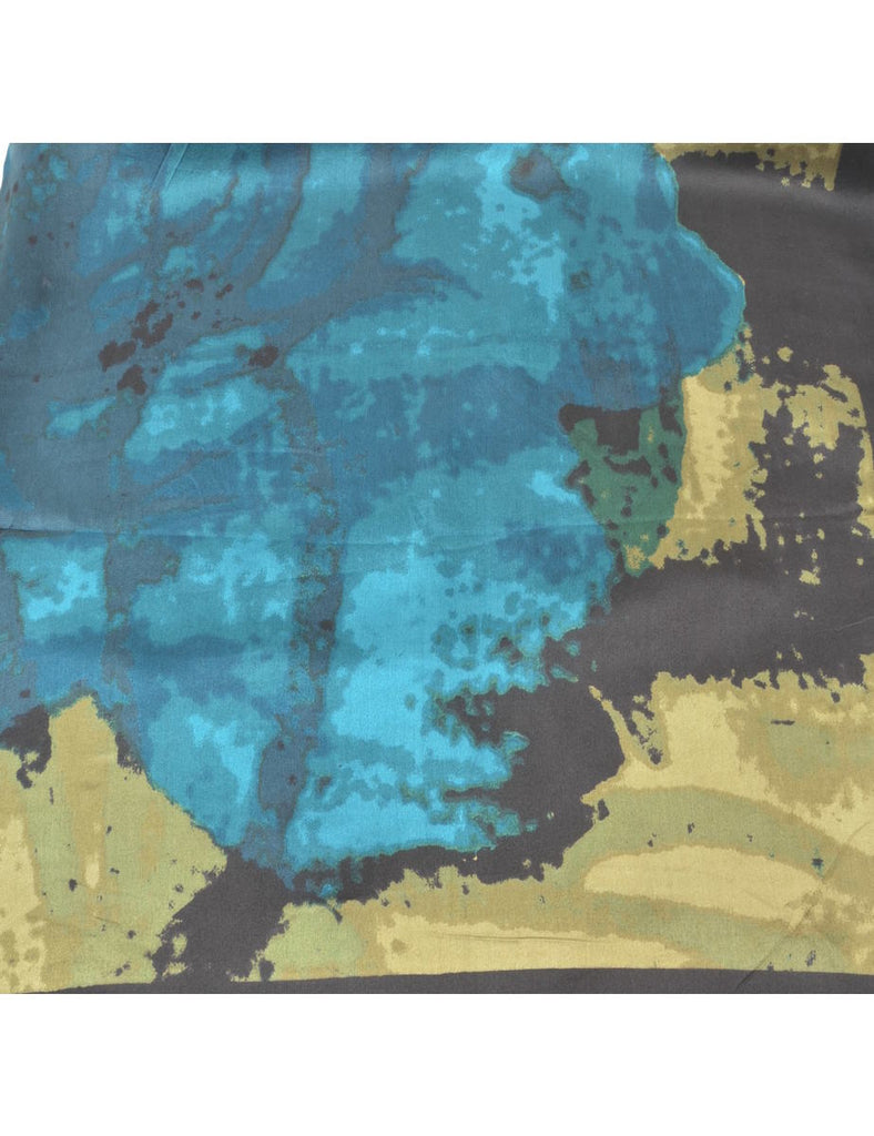 Psychedelic Print Scarf - M