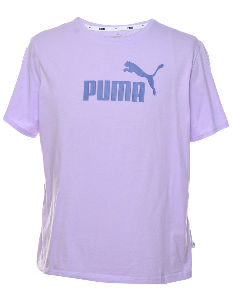 Puma Printed Lilac T-shirt - L