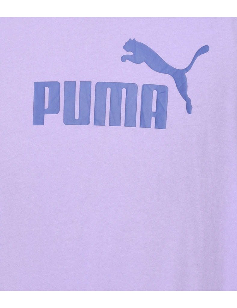 Puma Printed Lilac T-shirt - L