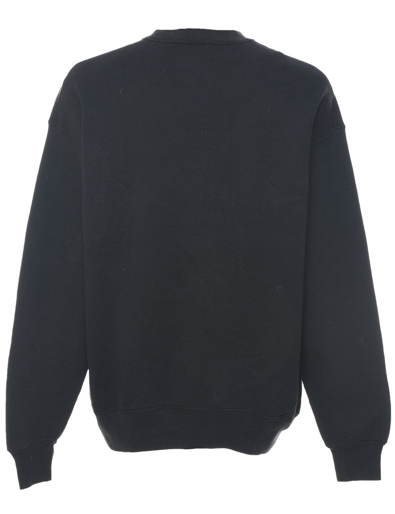 Purdue Printed Black & Yellow Sweatshirt - XL