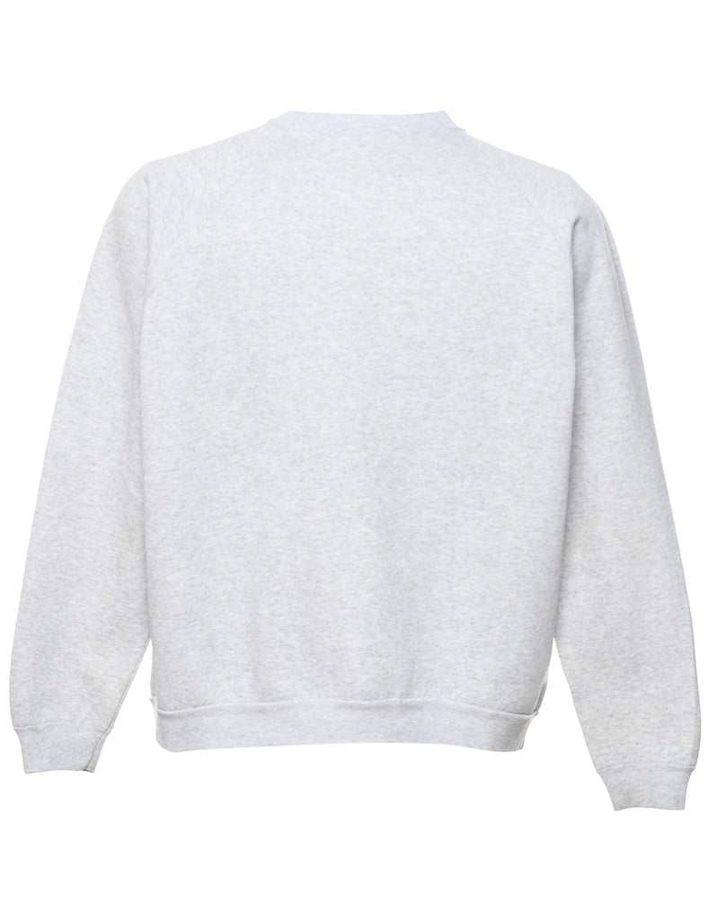 Pure Country Printed Light Grey Sweatshirt - L