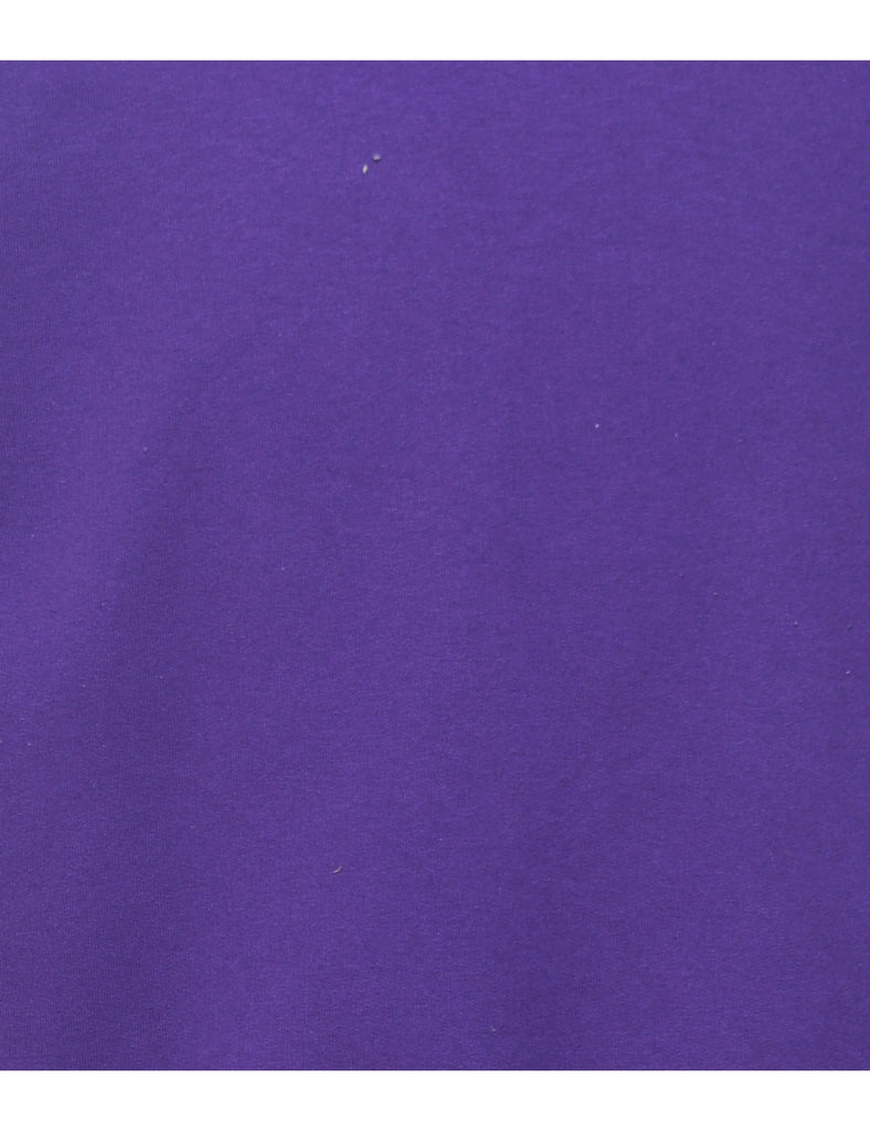 Purple Plain Sweatshirt - L
