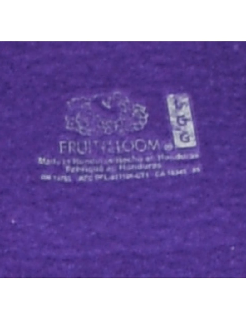 Purple Plain Sweatshirt - L