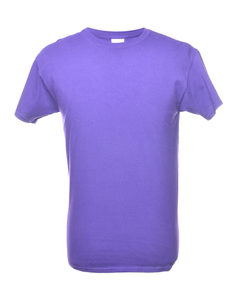 Purple Plain T-shirt - M