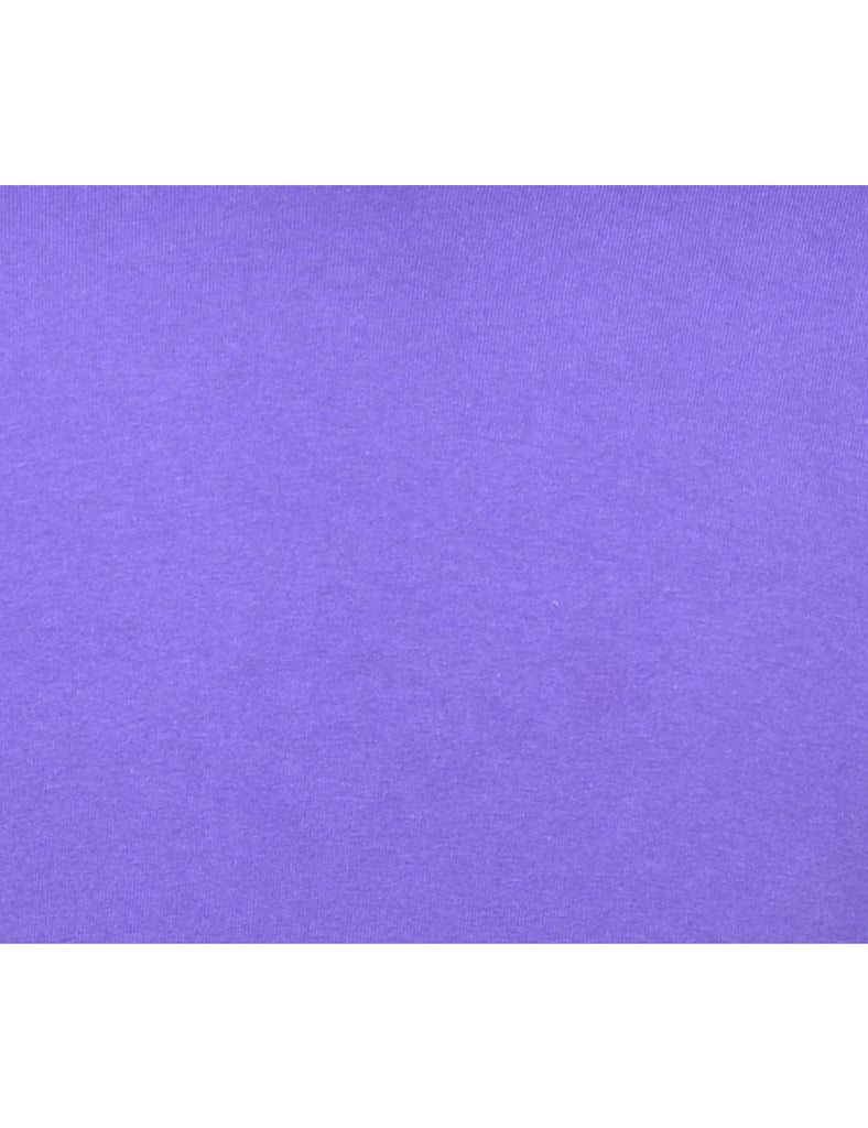 Purple Plain T-shirt - M