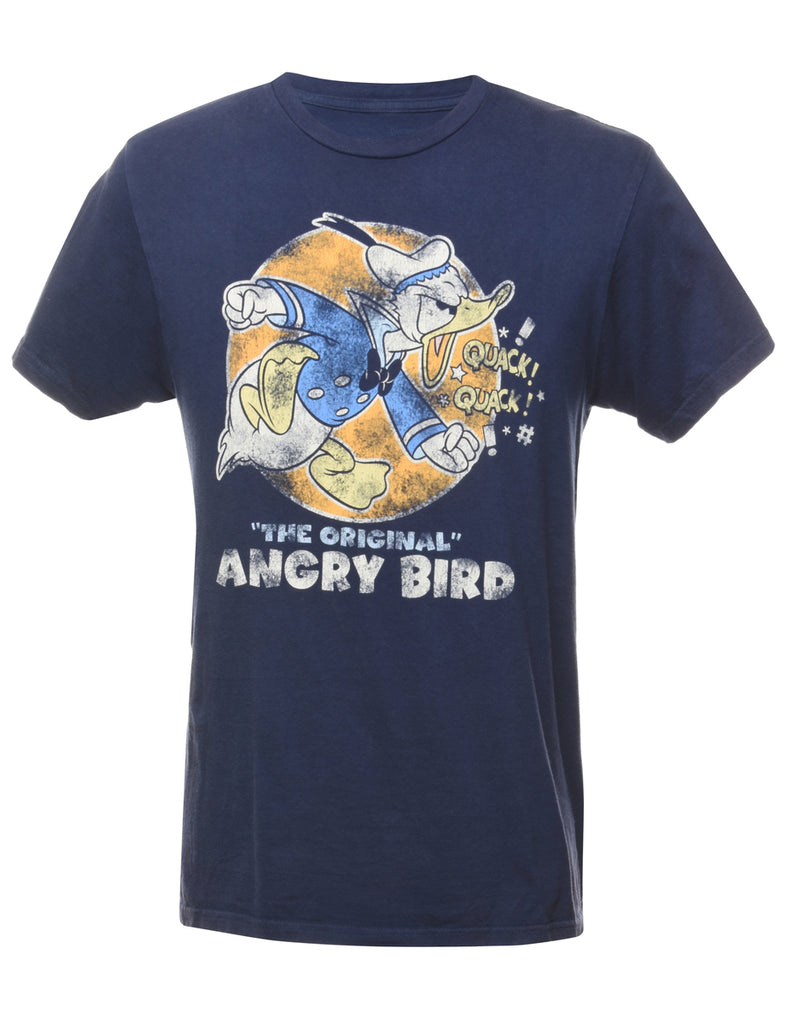 Quack Quack The Original Angry Bird Cartoon T-shirt - M