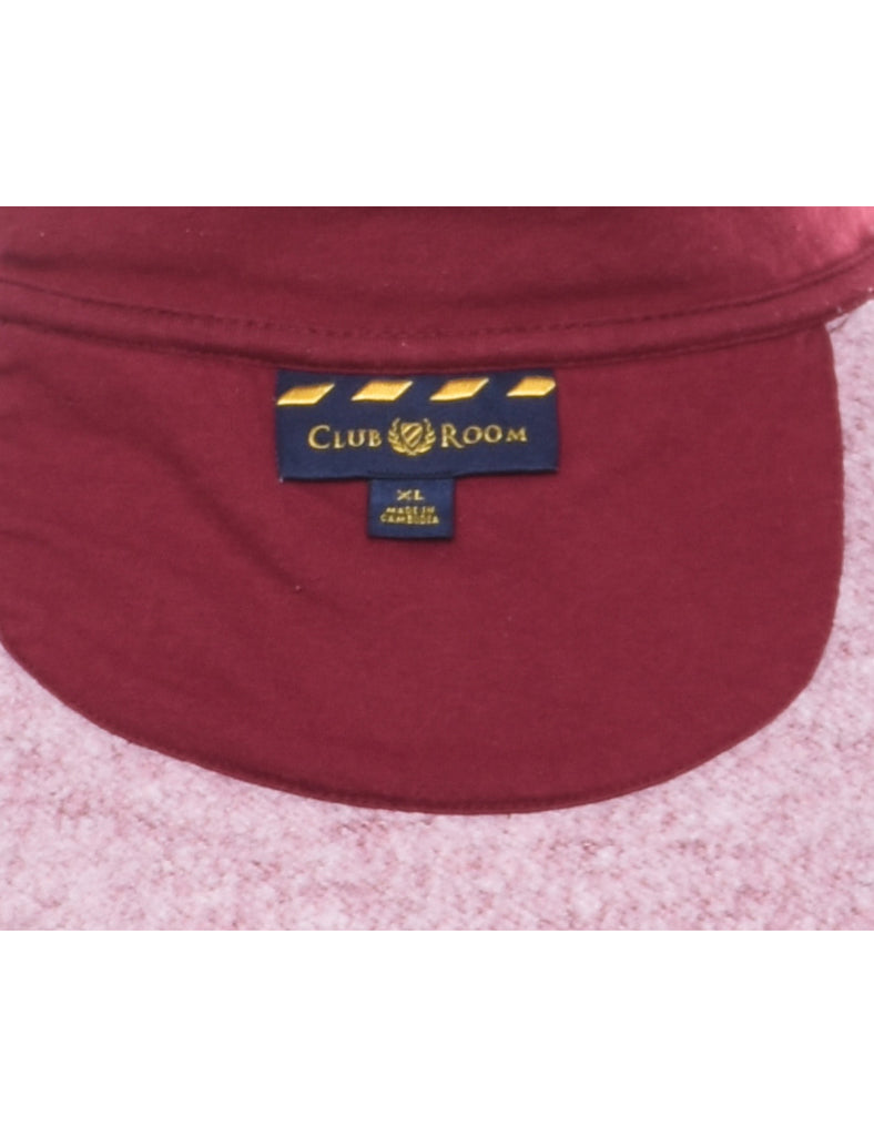 Quarter Zip Printed Sweatshirt - XL