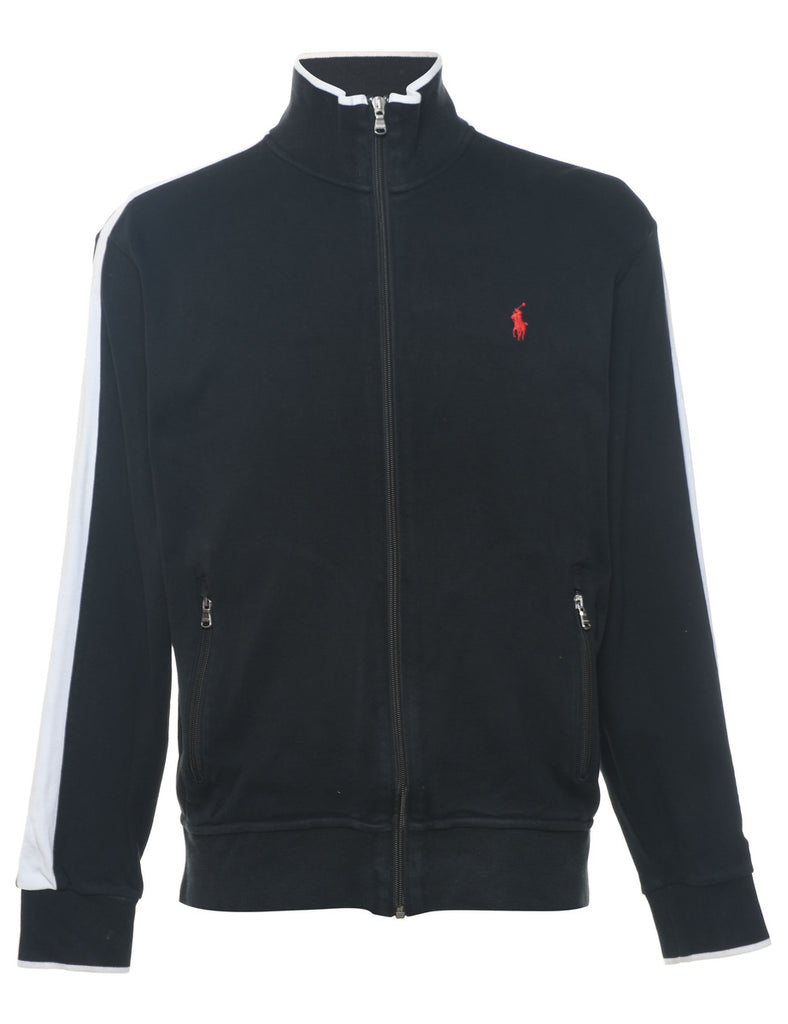 Ralph Lauren Classic Black Track Top - M