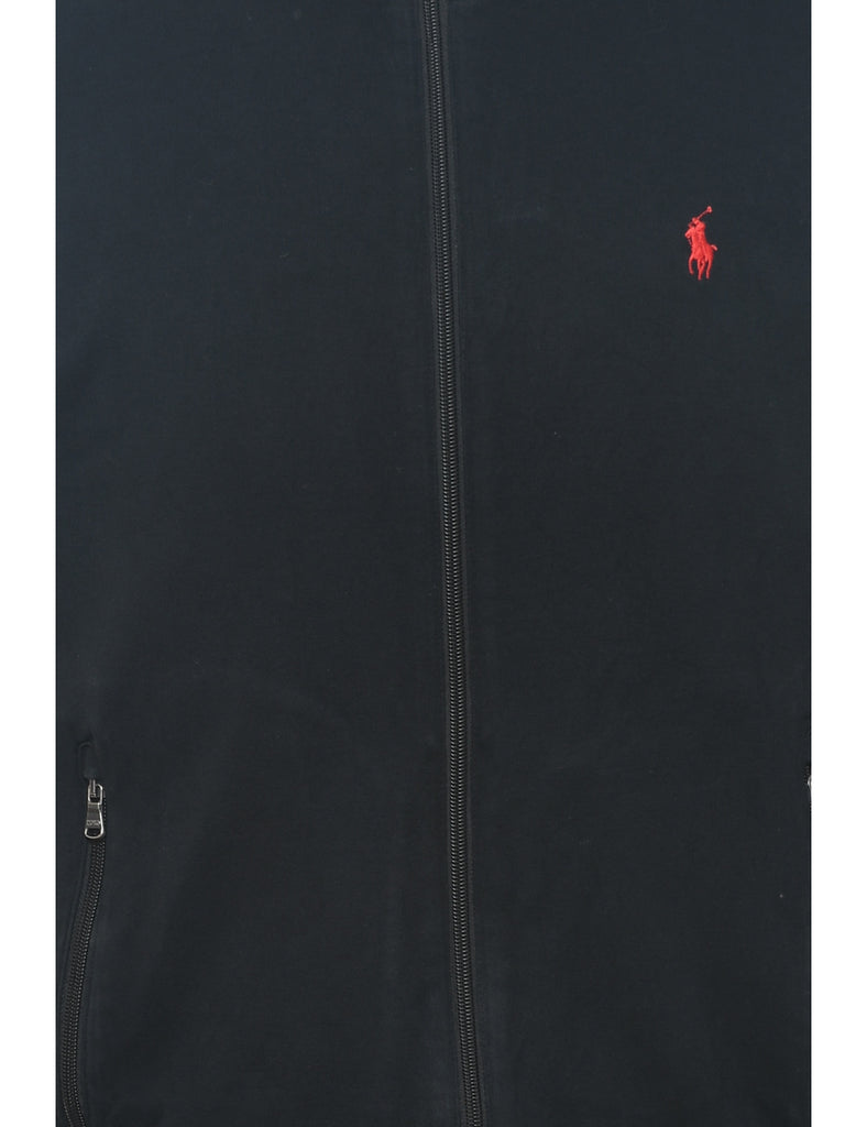 Ralph Lauren Classic Black Track Top - M