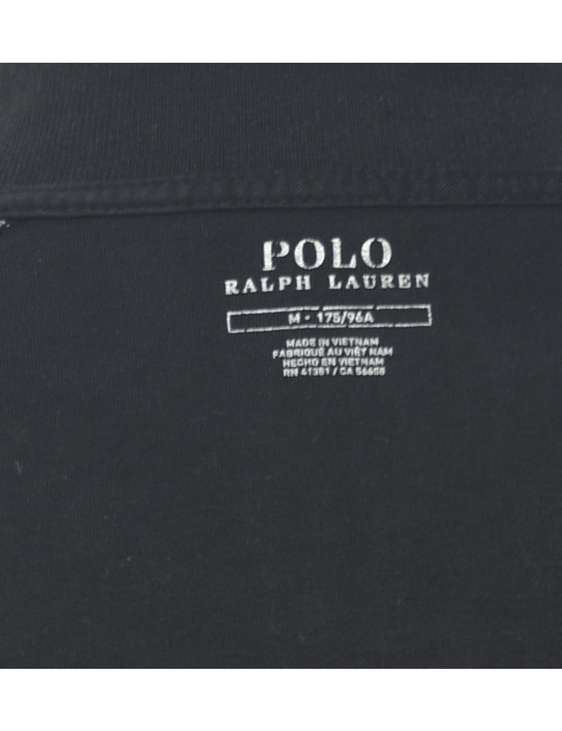 Ralph Lauren Classic Black Track Top - M