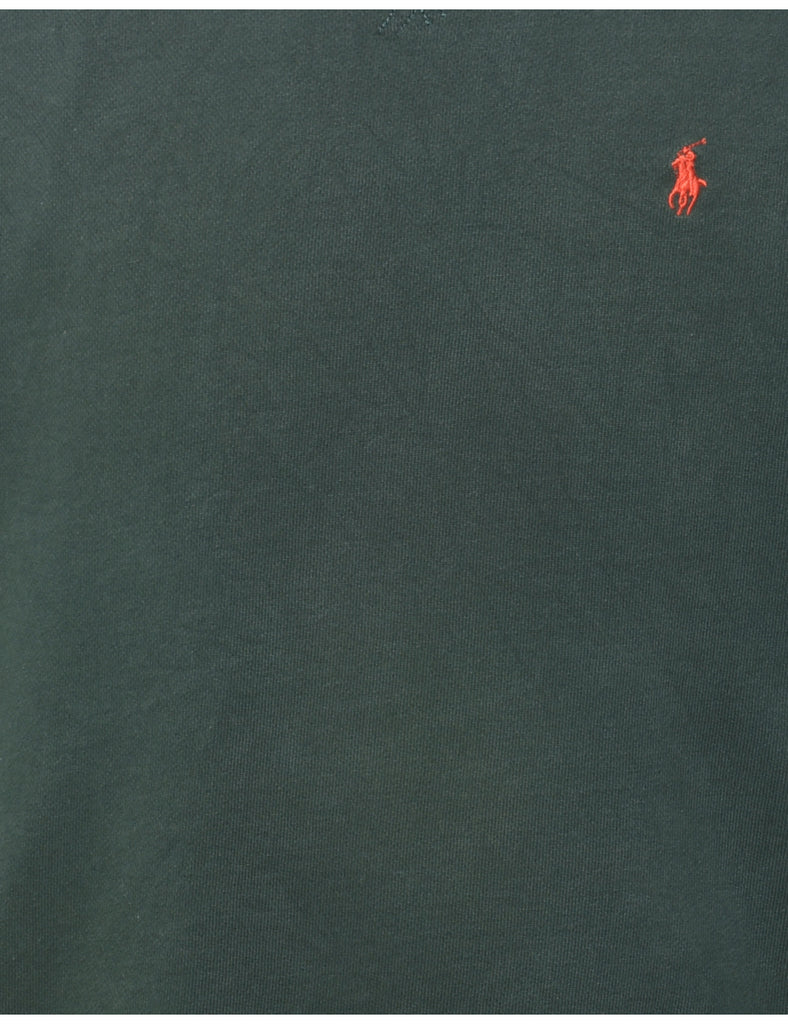 Ralph Lauren Classic Dark Grey Plain Sweatshirt - M