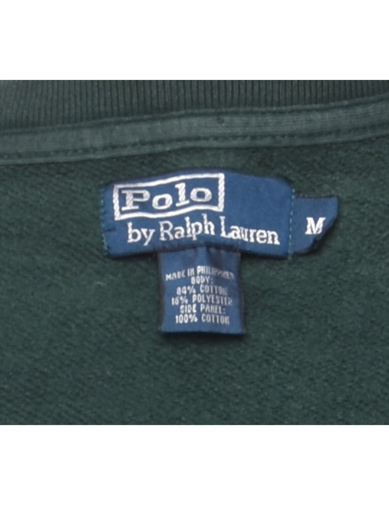 Ralph Lauren Classic Dark Grey Plain Sweatshirt - M