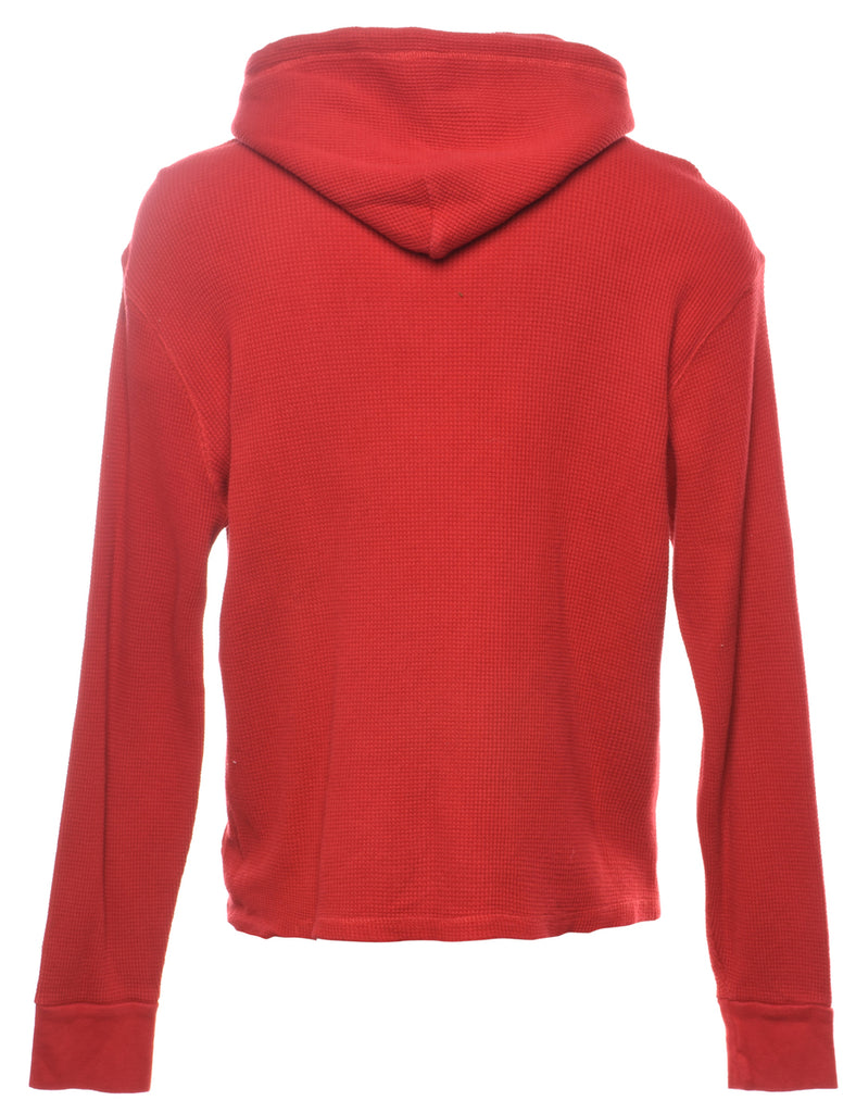 Ralph Lauren Red Classic Hooded Sweatshirt - L