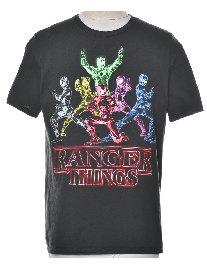 Ranger Things Printed T-shirt - M