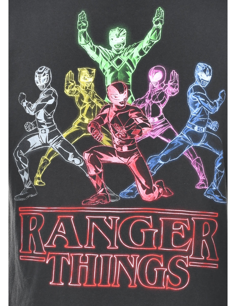 Ranger Things Printed T-shirt - M
