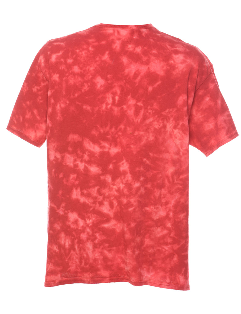 Red Atlanta Falcons Tie Dye T-shirt - L