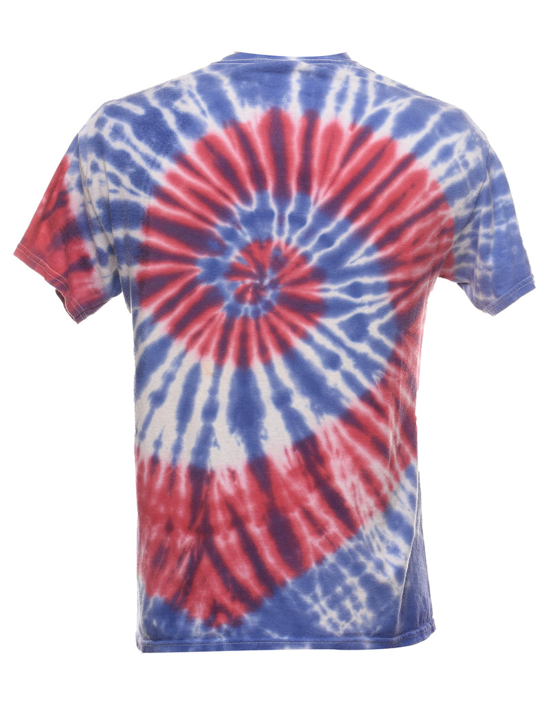 Red & Blue Legendary Power Car Design T-Shirt - M
