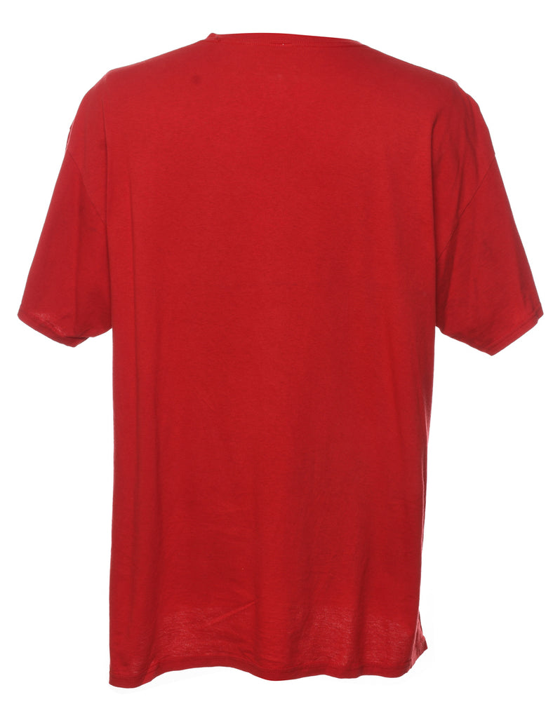 Red Champion Printed T-shirt - XL
