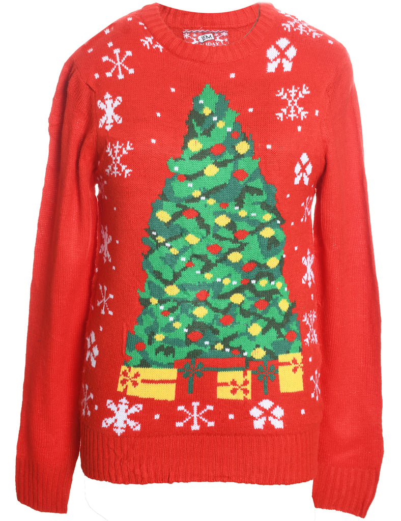 Red Christmas Jumper - S