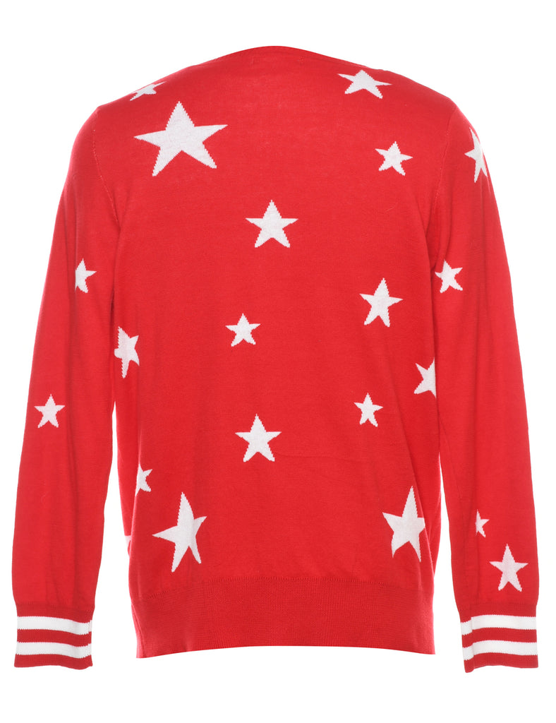Red Christmas Jumper - S