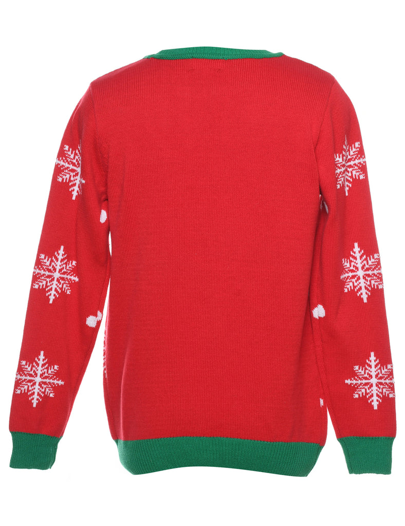 Red Christmas Jumper - M