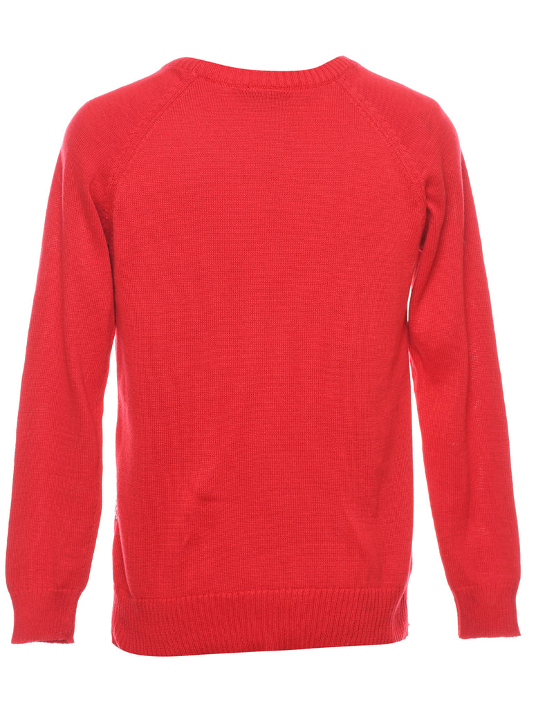 Red Christmas Jumper - M