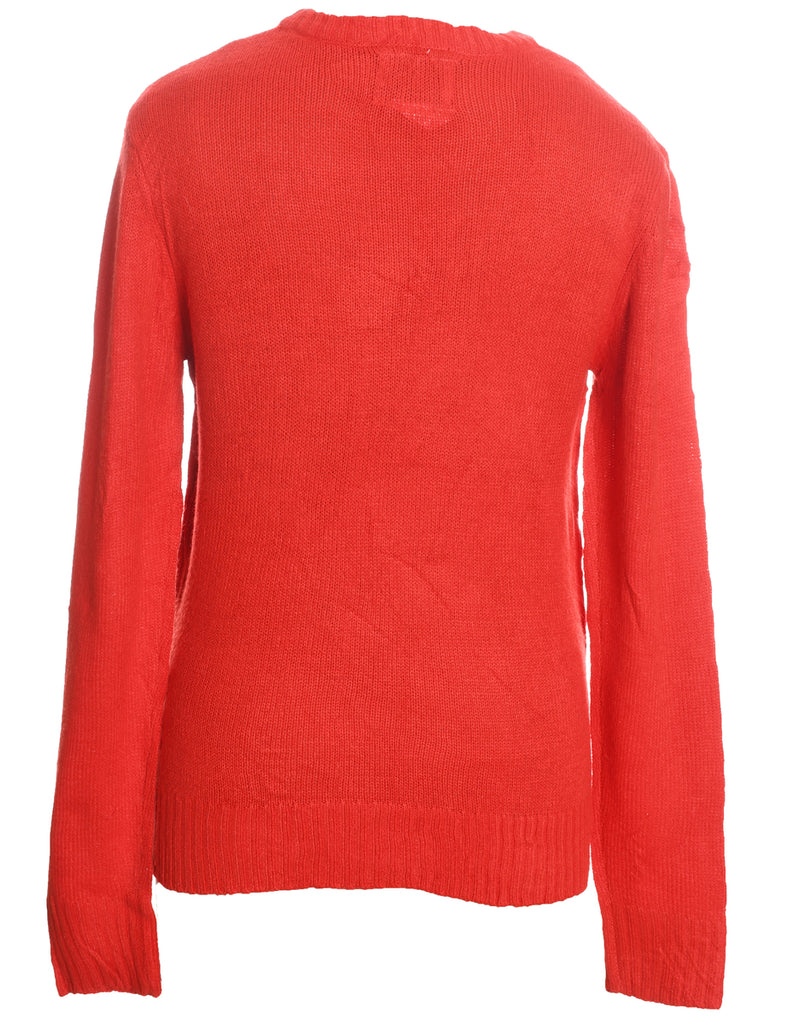 Red Christmas Jumper - S