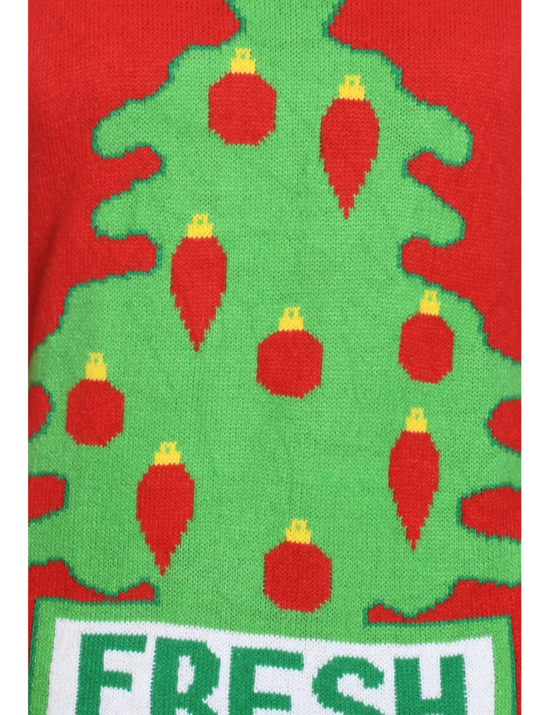 Red Christmas Jumper - S