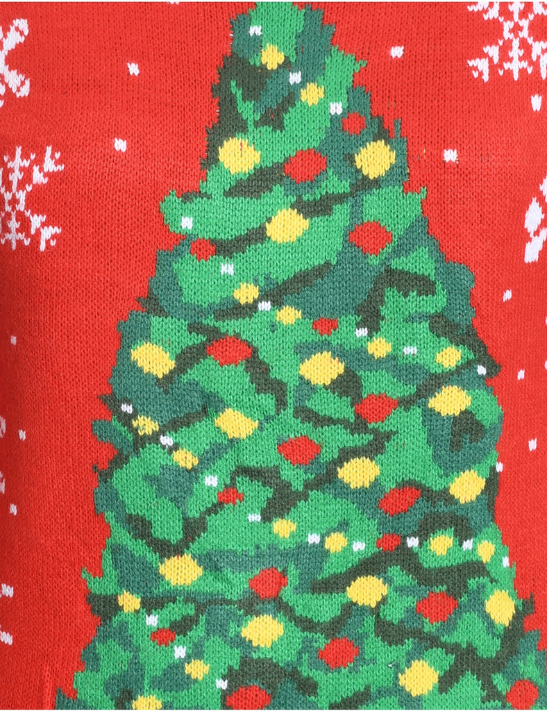 Red Christmas Jumper - S