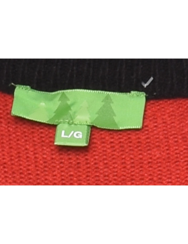 Red Christmas Jumper - L