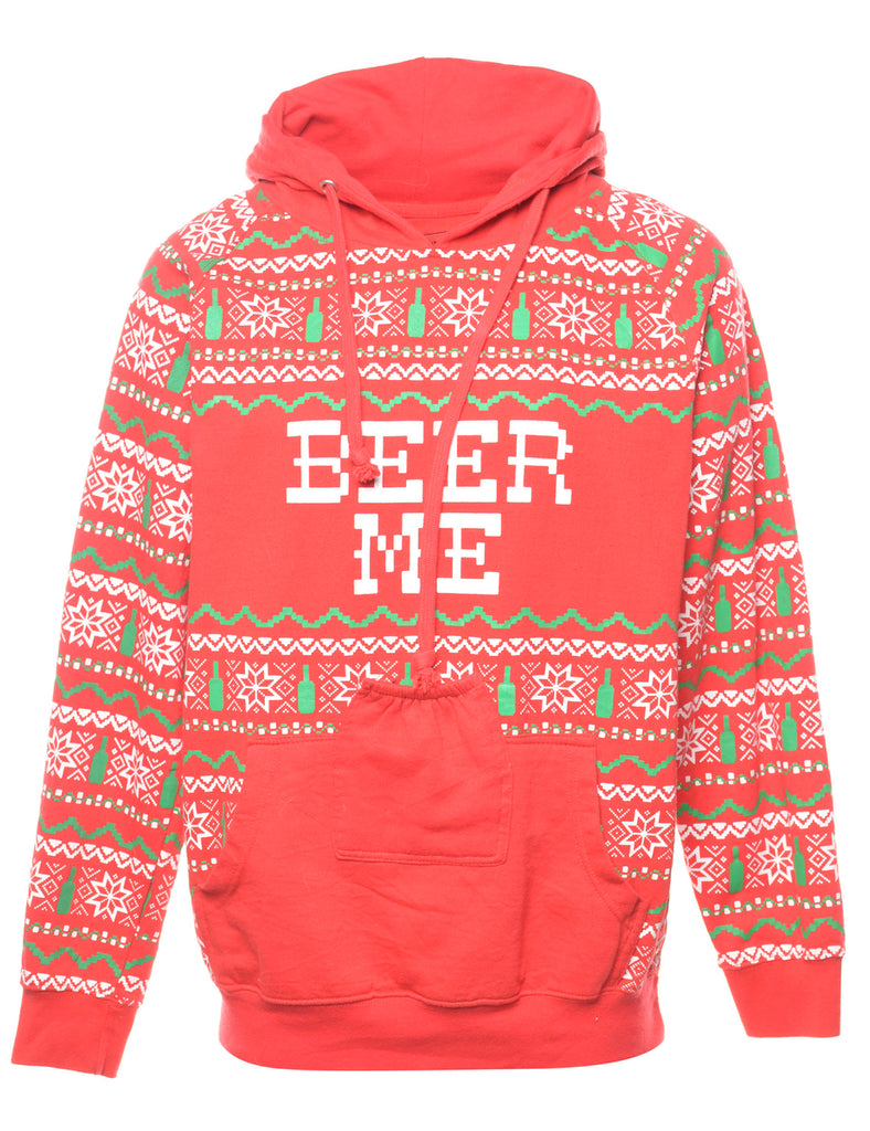 Red Christmas Sweatshirt - M