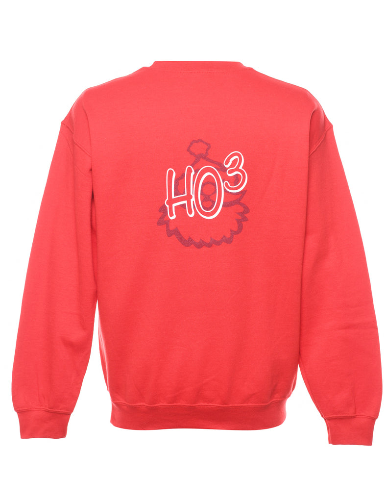 Red Christmas Sweatshirt - L