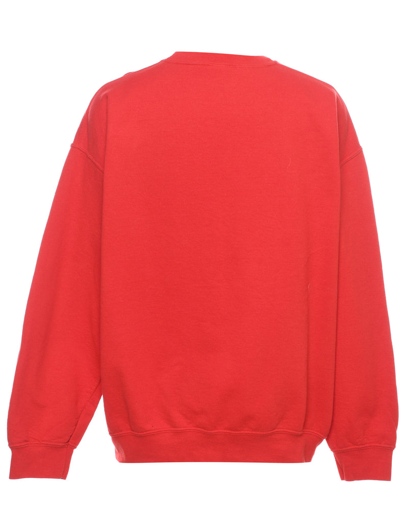 Red Christmas Sweatshirt - L