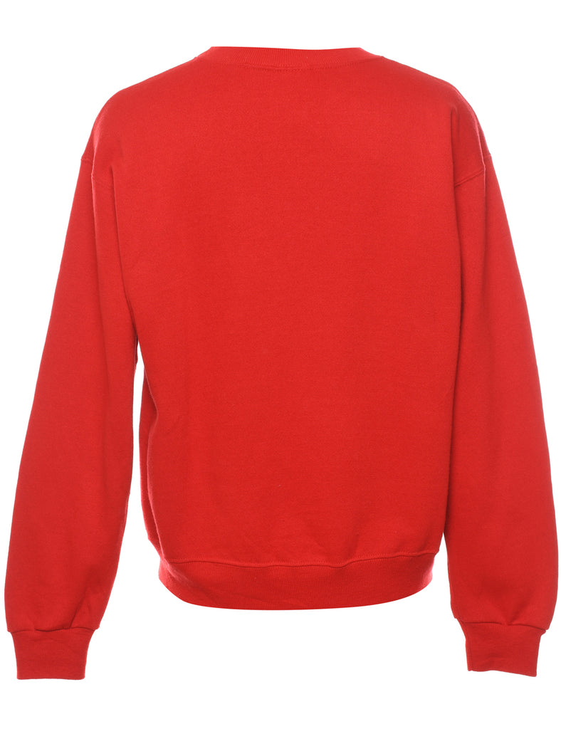 Red Christmas Sweatshirt - M