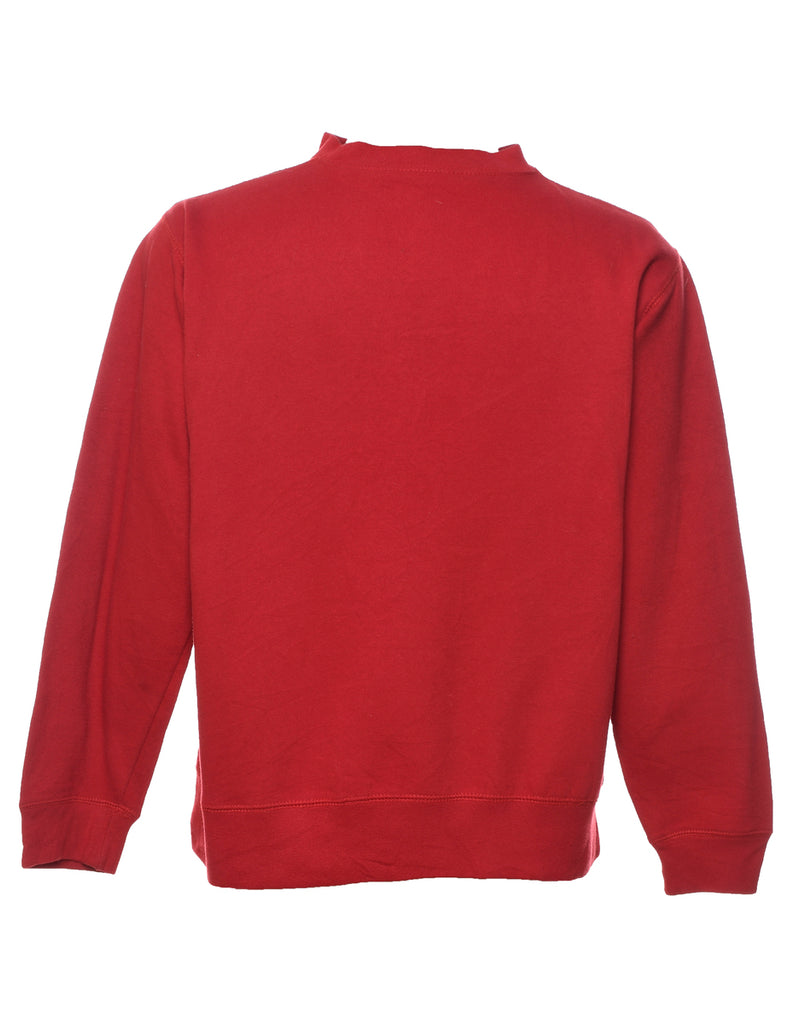 Red Christmas Sweatshirt - L