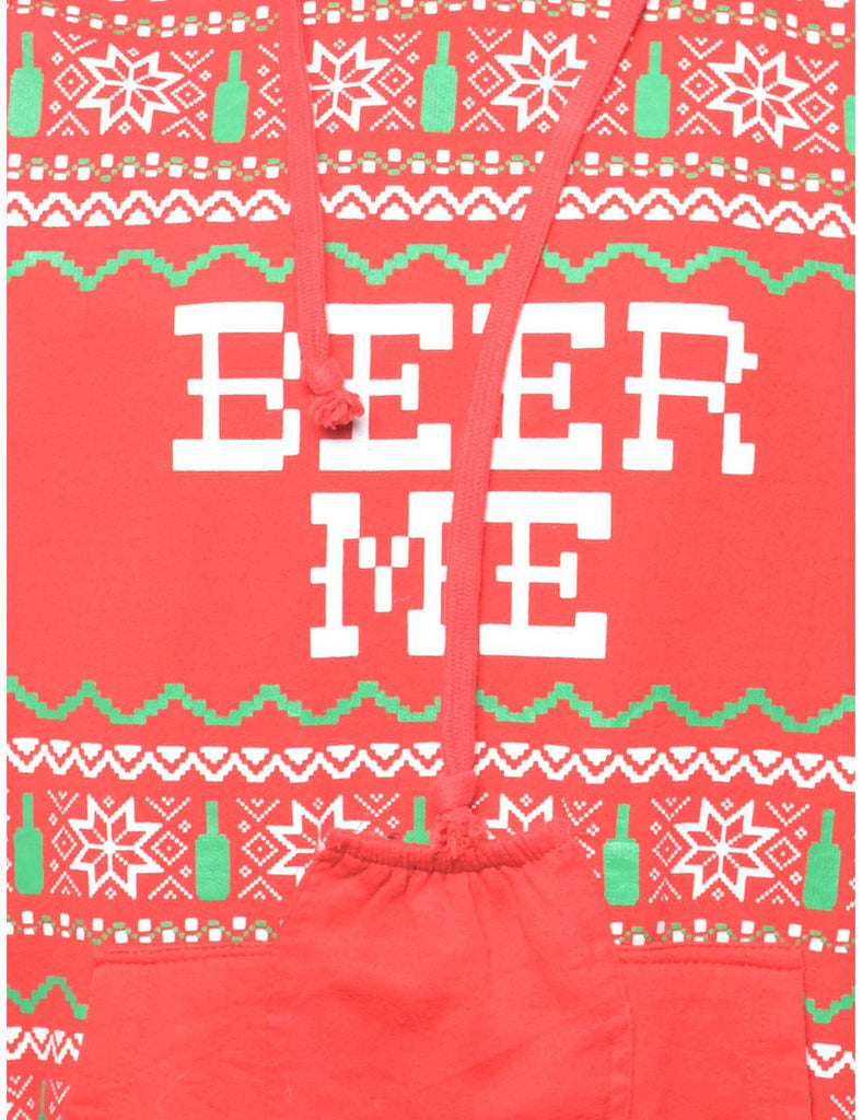 Red Christmas Sweatshirt - M