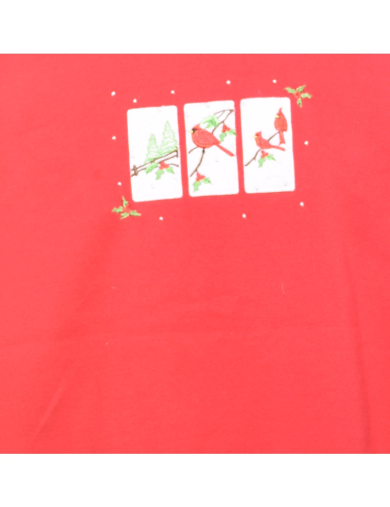 Red Christmas Sweatshirt - XL
