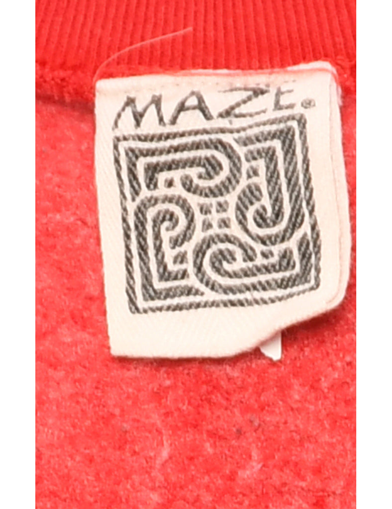 Red Christmas Sweatshirt - M