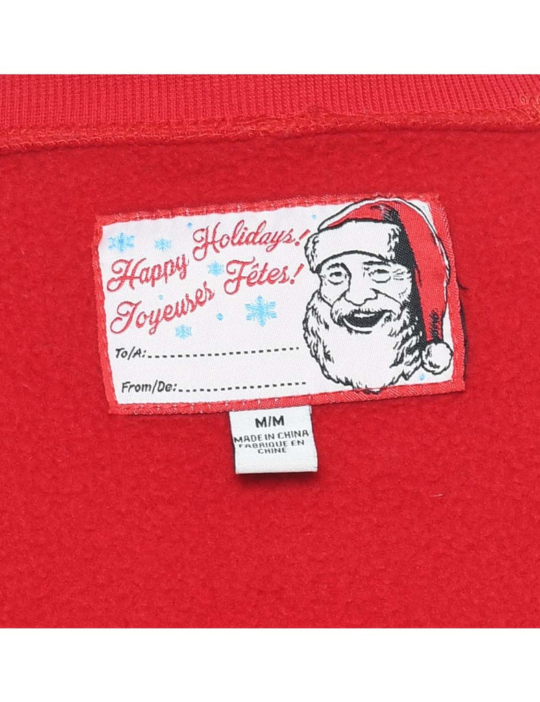 Red Christmas Sweatshirt - M
