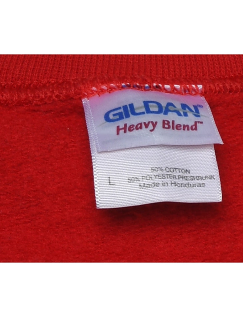 Red Christmas Sweatshirt - L