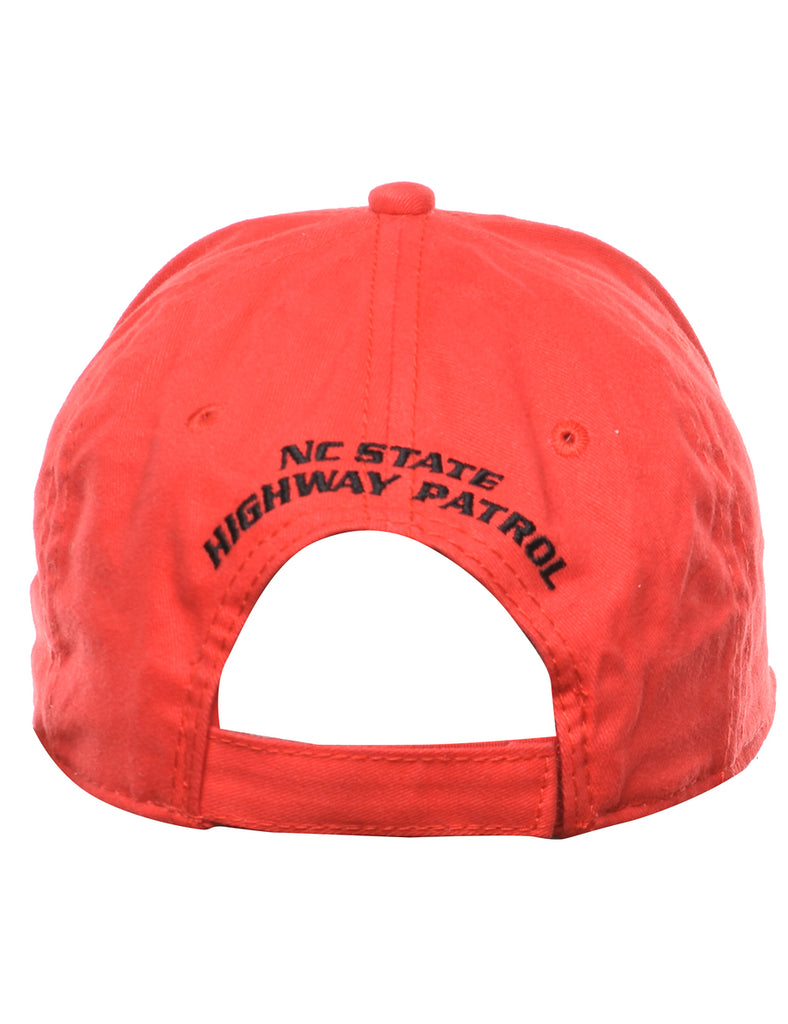 Red Embroided Cap - XS