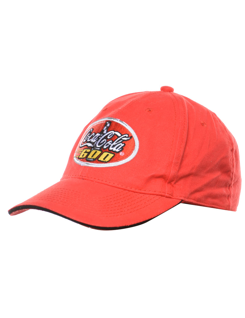 Red Embroided Cap - XS