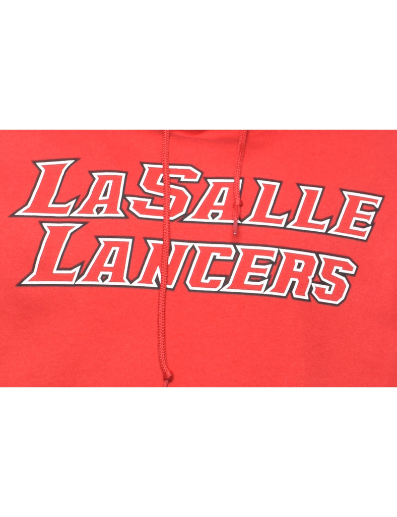 Red Lasalle Lancers Hoodie - M